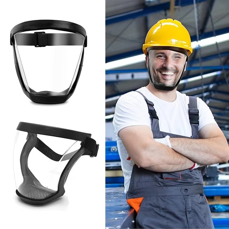 Anti Pollution Mask - Transparenter Vollgesichtsschutz Wiederverwendbare Staubdichte Anti-Beschlag-Maske HD-Schutzbrille