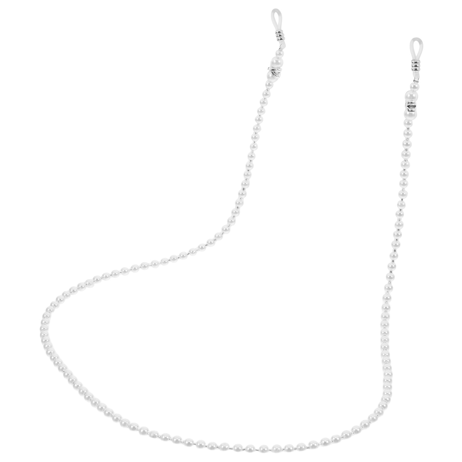 Mask Chain Holder - Perlen-Brillenkette, elegantes, rutschfestes Brillenband mit Perlen