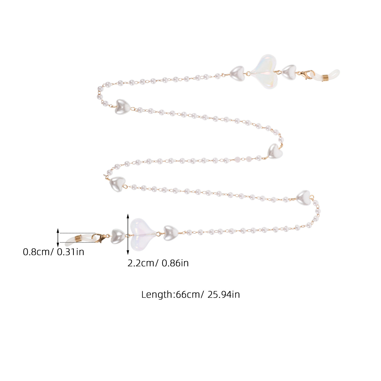 Pfirsichherz-Maskenkette mit K – Mask Chain Holder Bewertung und Preis